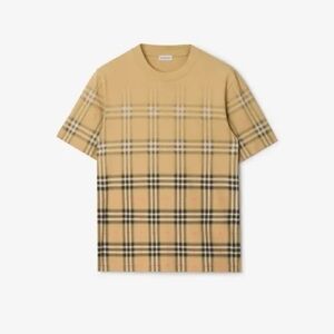 Burbberry Tan Vintage Check Short Sleeve Tee